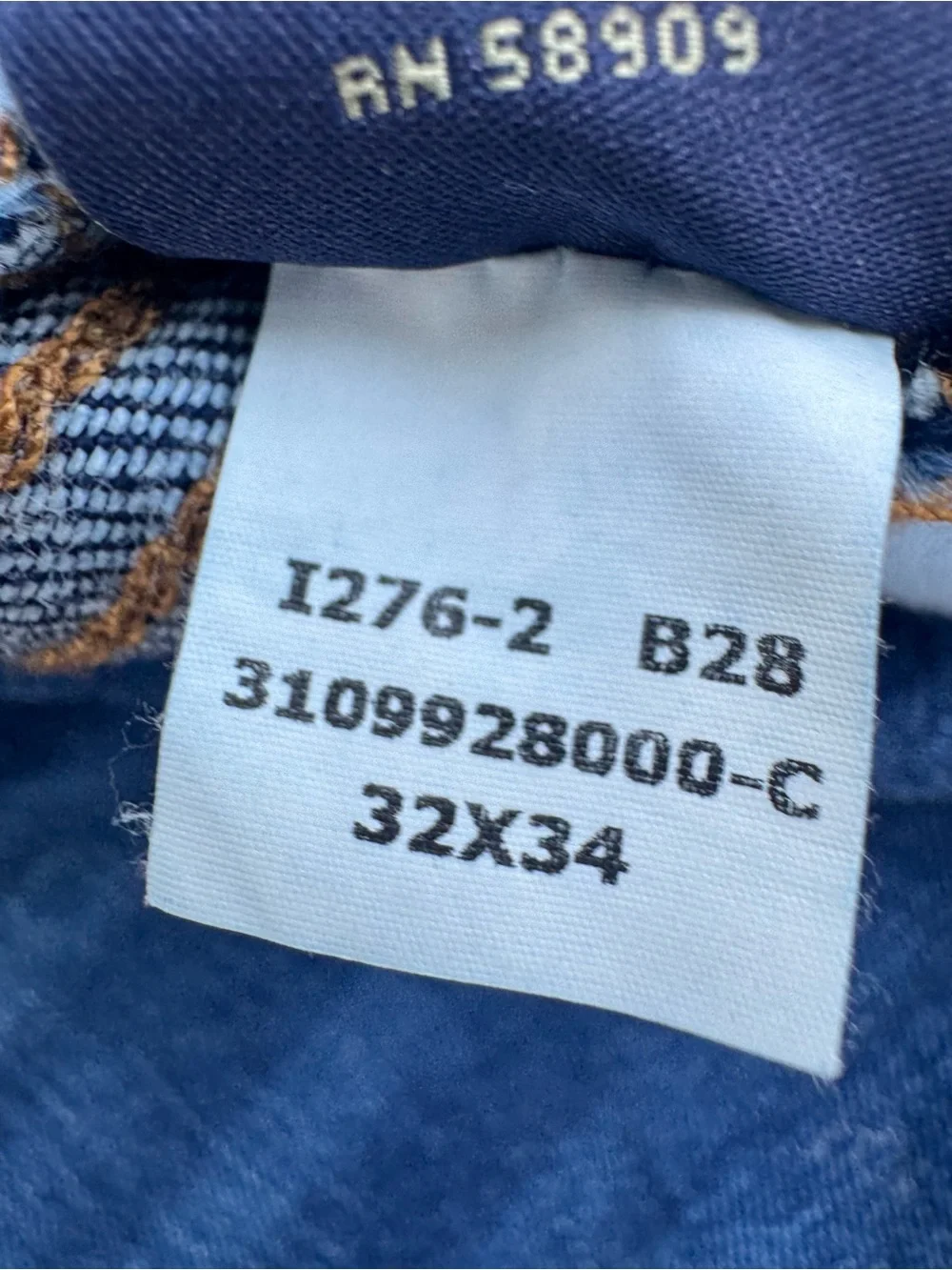Cremieux 32 X 34 Premium Denim Straight Leg Stretch Jeans Medium Wash 5-Pocket
